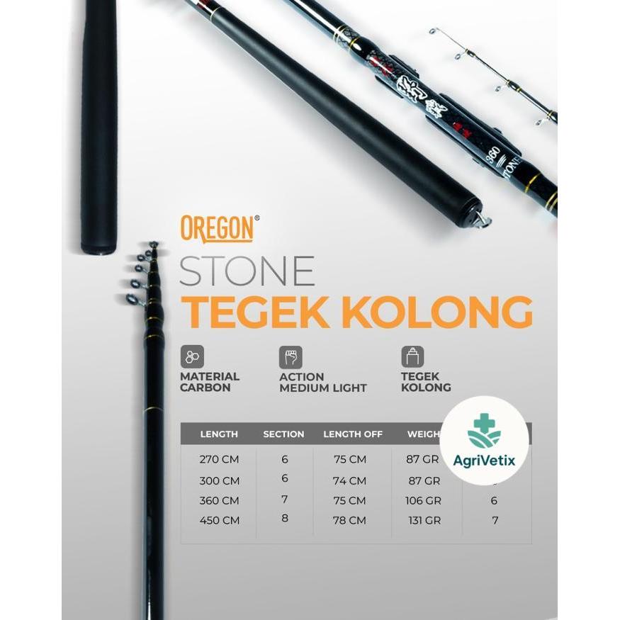Joran Tegek Kolong Oregon Stone - 270