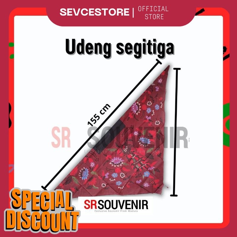 Udeng Madura Kain Segitiga | Odheng Kain | Scraf US