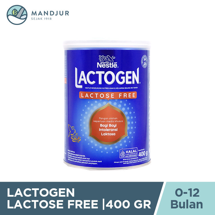 (Planetcare) Lactogen Lactose Free 400 Gr - Susu Formula Bayi Bebas Laktosa