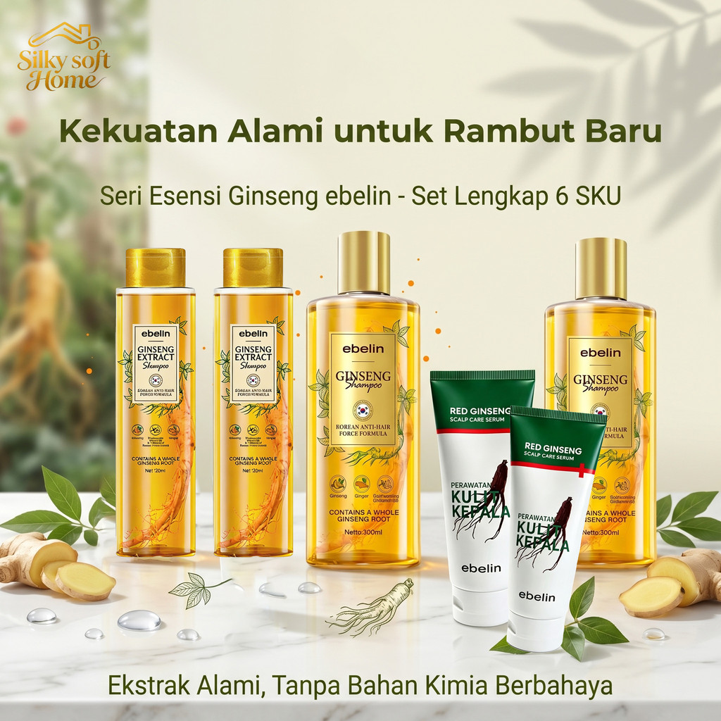 Paket Premium Lengkap 2x300ml + 2x120ml + 2xScalp | Perawatan Maksimal