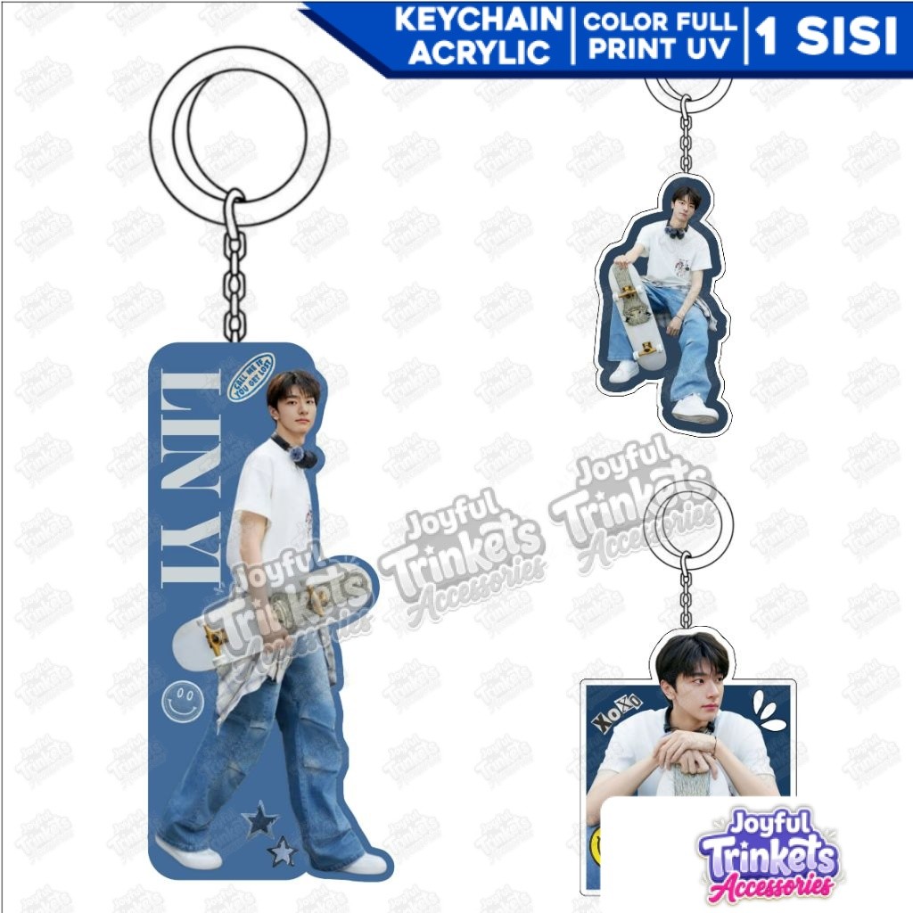 Lin Yi Acrylic Keyring / Gantungan Kunci Ganci Akrilik Lin Yi Chinese Actor - Joyful Trinkets Access