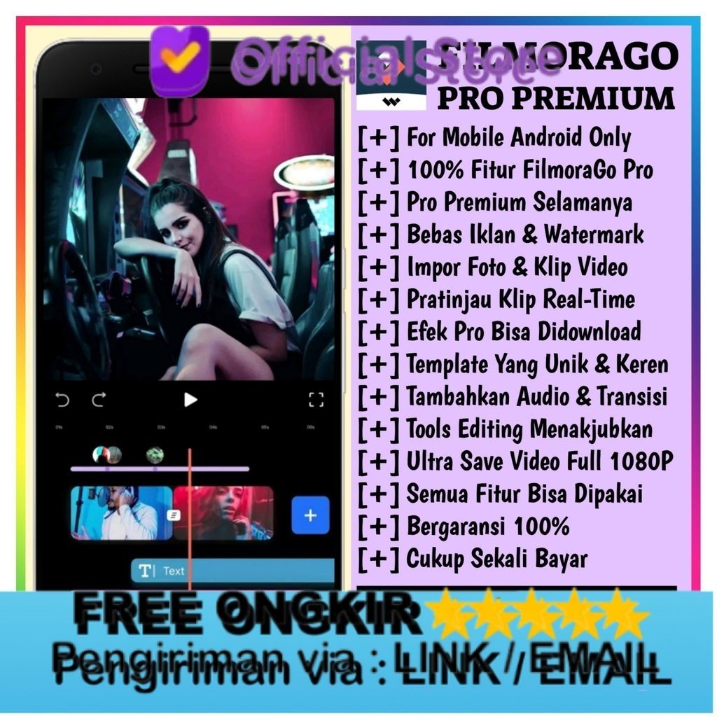 Filmora Go Pro Premium Android  - FilmoraGo Pro Lifetime Lifetime STARHOME888