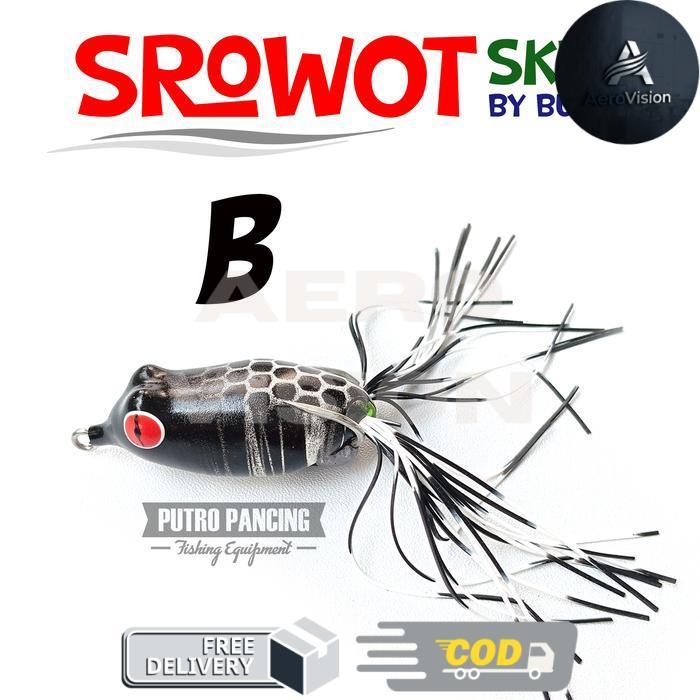 Lure Bufo SROWOT SKIRT Soft Frog softfrog - B