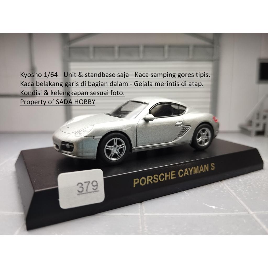 Kyosho 1/64 Porsche Cayman S Silver Unit & Standbase Only