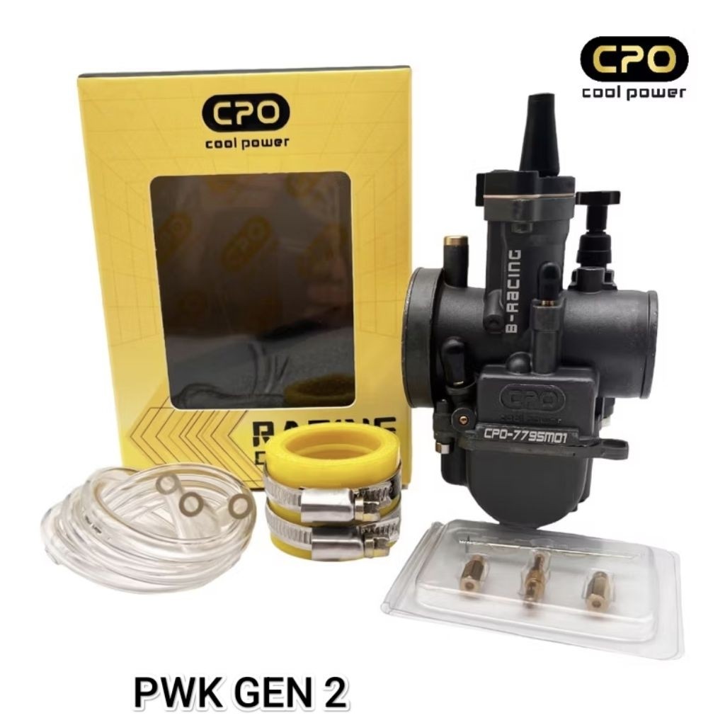 Karburator CPO Pwk 28 30 32 GEN 2 Karbu Original Chrome & Black