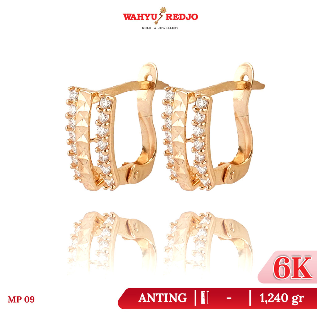 Anting Emas 6K Wahyu Redjo AN-6K 32022565 Non Pameran