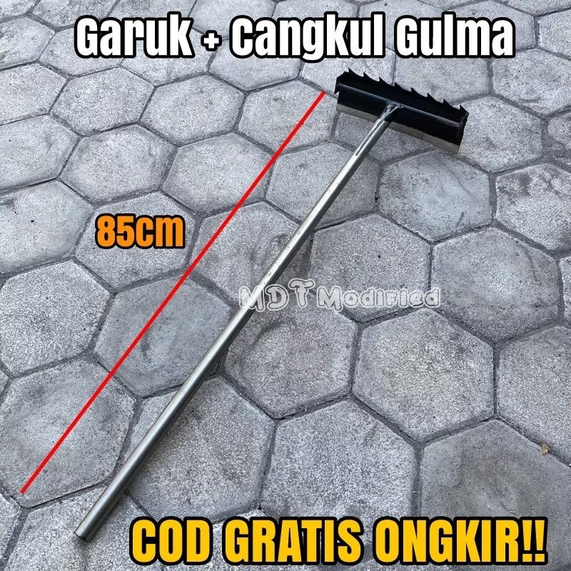 Garuk Gulma Fullset 85cm / Garuk Rumput Liar / Penggaruk Gulma / Garuk Gulma / Penggaruk Rumput Liar