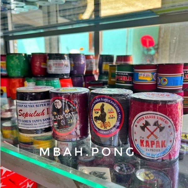 SHAQUEENA GELASAN SENAR SUPER SILICON | BENANG LAYANGAN CAP KAPAK SALE