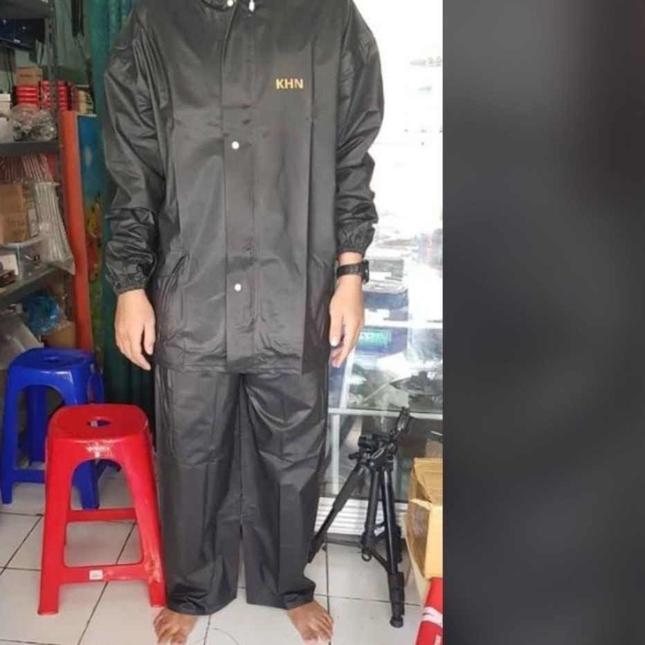 Jas Hujan khn dewasa Setelan Baju dan Celana KHN High Quality Jas Hujan Jahit dan di Press