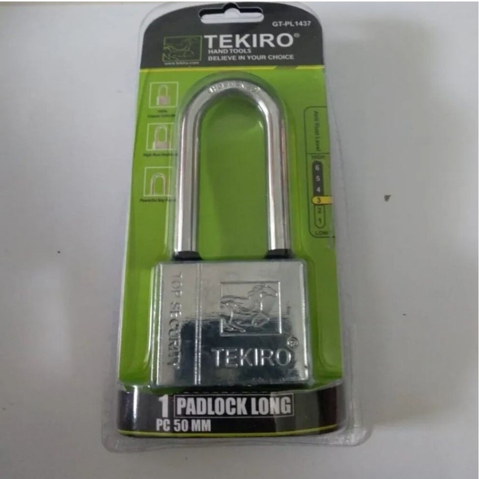 Tekiro Gembok Pendek Kuat Anti Karat Anti Maling Gembok Original Tekiro Padlock Short Co