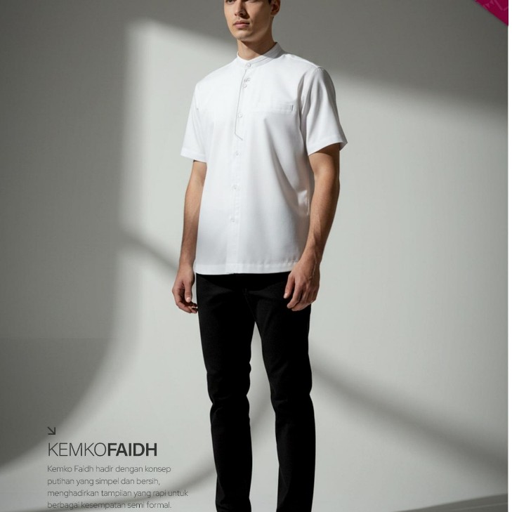 Kemko Faidh | Kemeja Koko Faidh | Koko Dewasa| Baju Koko Dewasa Terbaru | Baju koko  rabbani origina