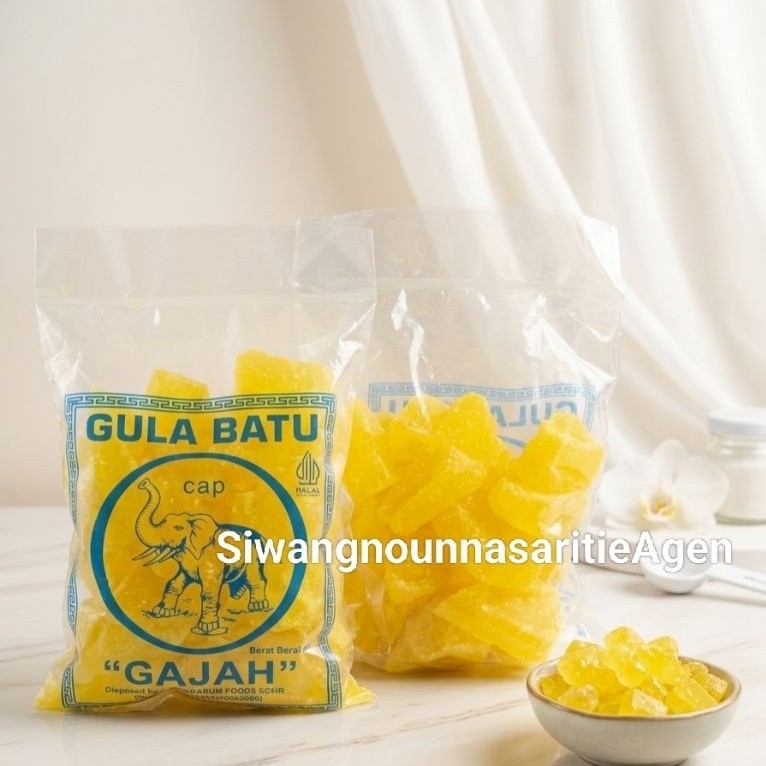 Gula Batu cap gajah khas Cirebon 1 kg