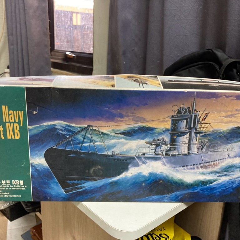 Model Kit German Navy U Boat IXB Skala 1/150 Acedemy RARE