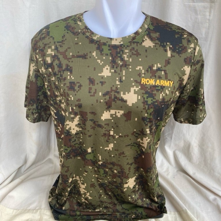 Kaos Camo Loreng Digital Granit ROKA Republik Of Korea Army Tentara Korea Selatan Like New (42)