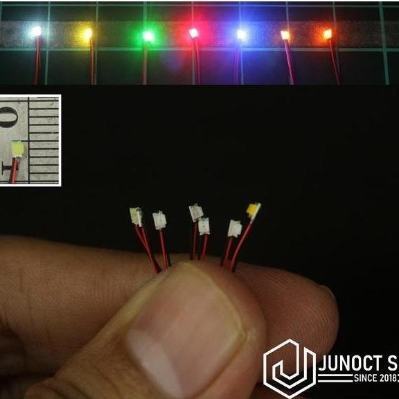 LAMPU LED KOTAK KECIL DENGAN KABEL 04 - MAKET ASESORIS MINIATUR GUNDAM JUN27