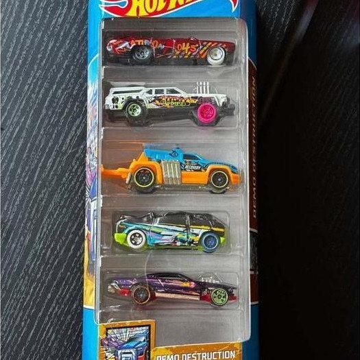 HOT WHEELS 5 PACK DEMO DESTRUCTION HLY71 TTMT