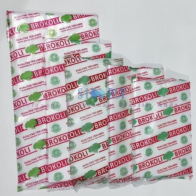 Plastik Pe Brokoli Uk 25X45 Populer
