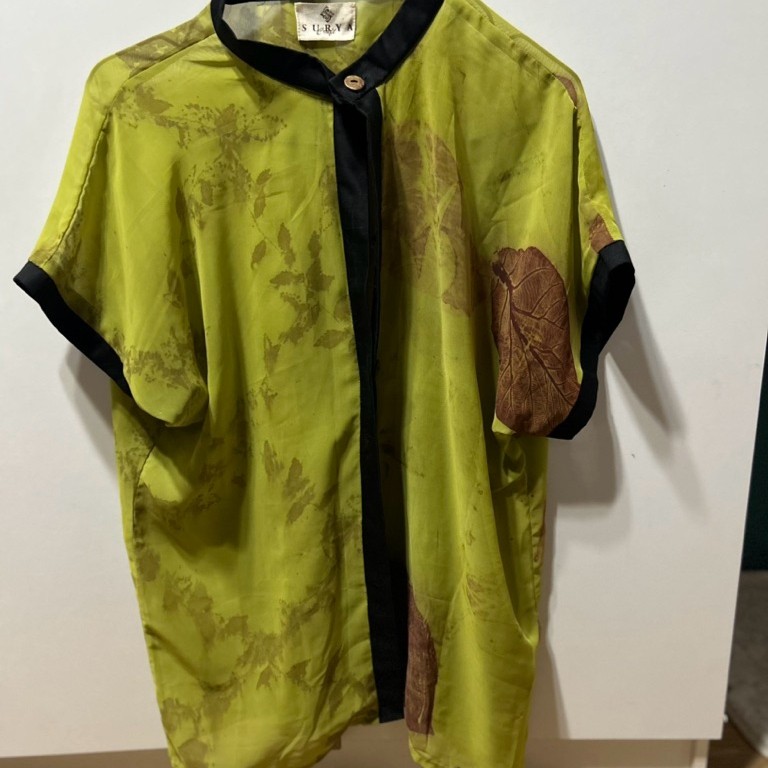 outer wanita ecoprint