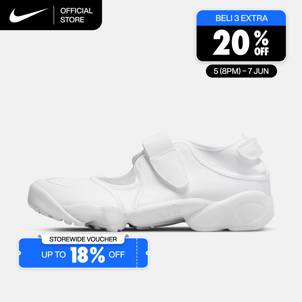Nike Women's Air Rift Breathe Shoes - White [DN1338-100]