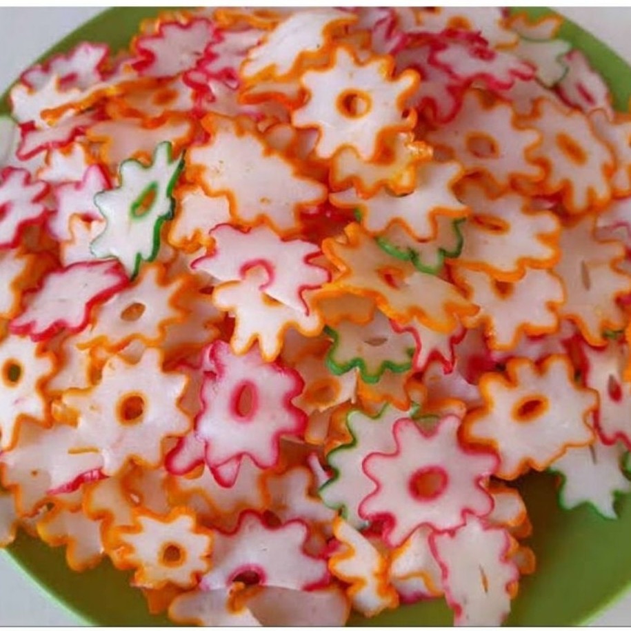 (1kg) Krupuk tersanjung mentah rasa bawang krupuk bintang