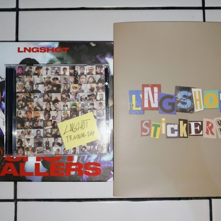 LNGSHOT ALBUM ONLY ALBUM SHOT CALLERS LNGSHOT TRAINING DAY ALBUM ONLY LNGSHOT STICKERS PHOTOBOOK PB 