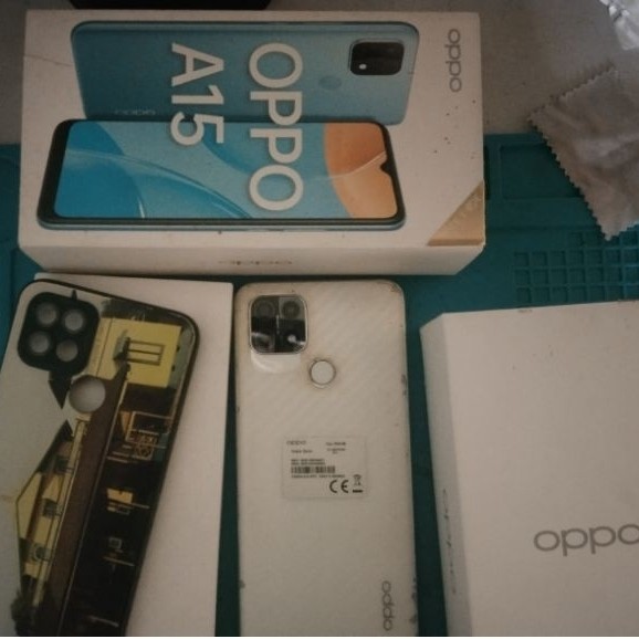 Hp Oppo A15 minus second bekas