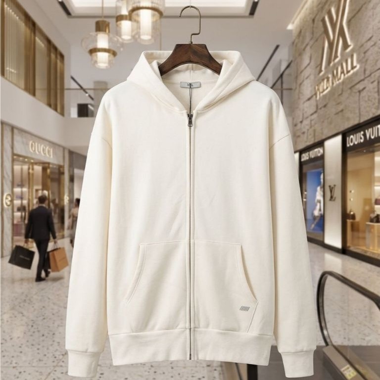 STL - JAKET HOODIE FULLZIP POLOS FLEECE WANITA