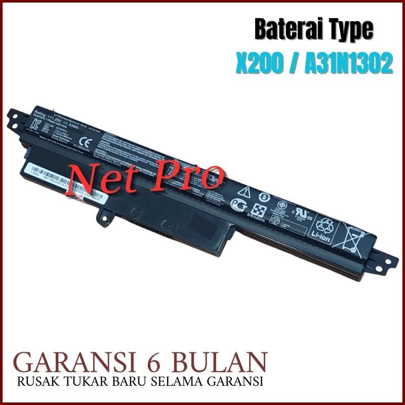 Batre Battery  Asus Vivobook X200CA X200MA F200CA X200 Series New -NPRO