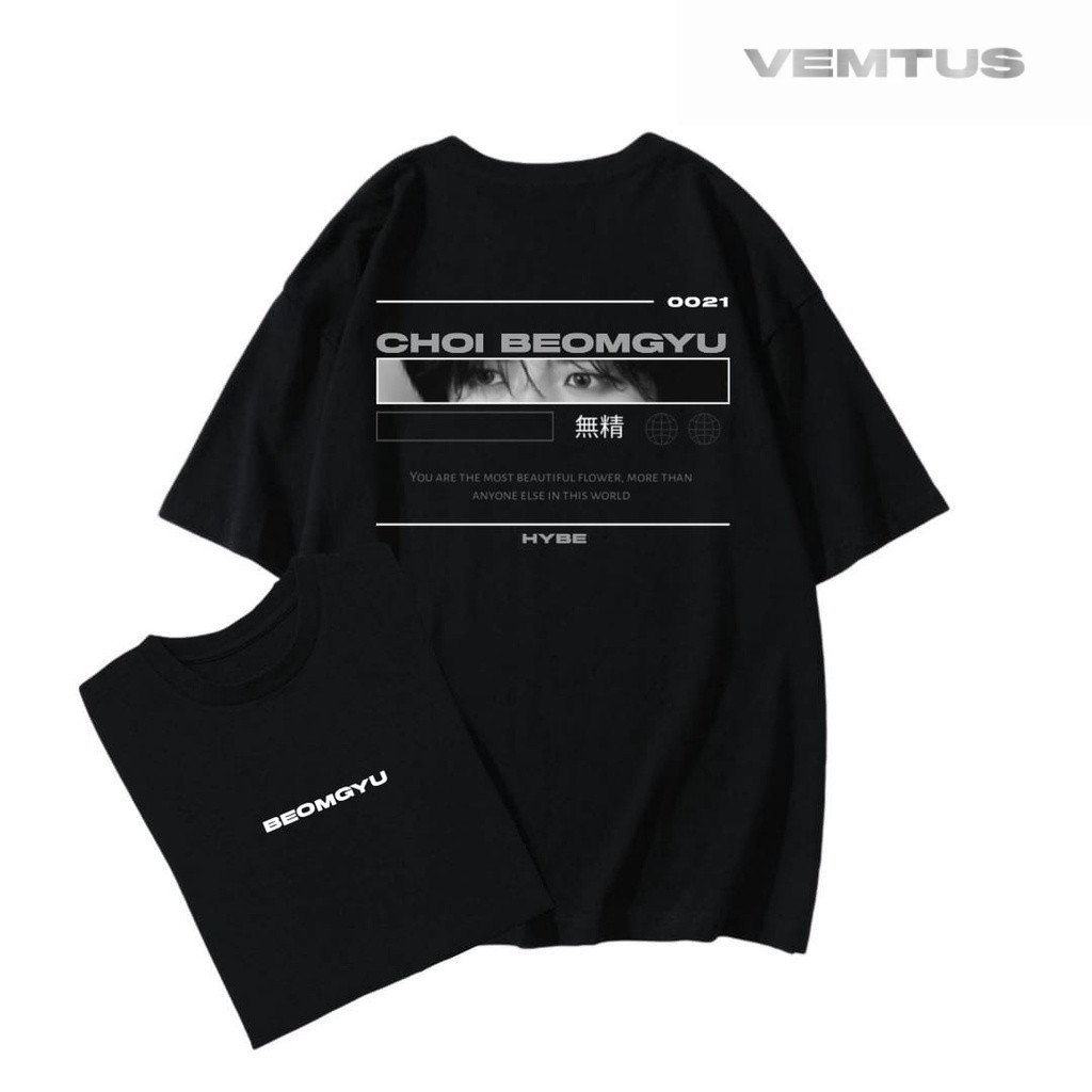 KAOS KPOP - T-Shirt Kaos Choi Beomgyu Txt Katun S- XL