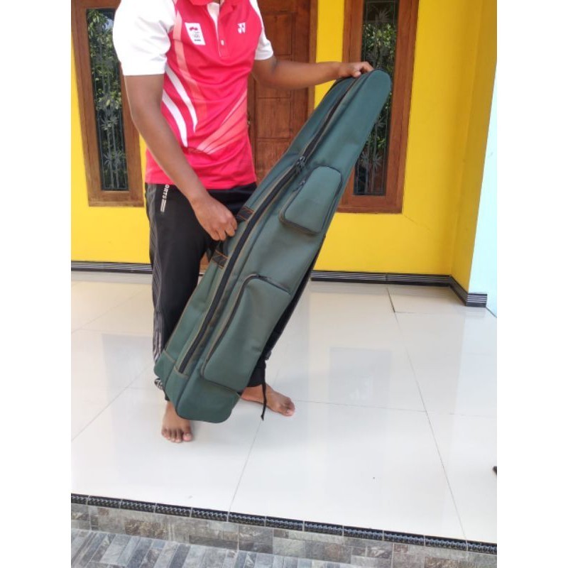 TAS PANCING PANJANG 120CM 2 RUANG BAHAN TERPAL TRUK