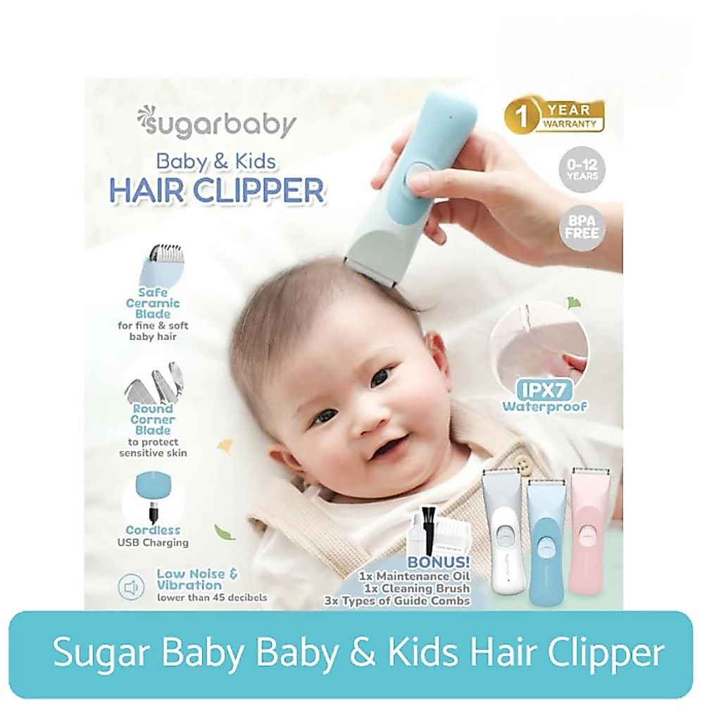 Sugar Baby & Kids Hair Clipper / Alat Cukur Rambut Bayi / Portable Hair Clipper