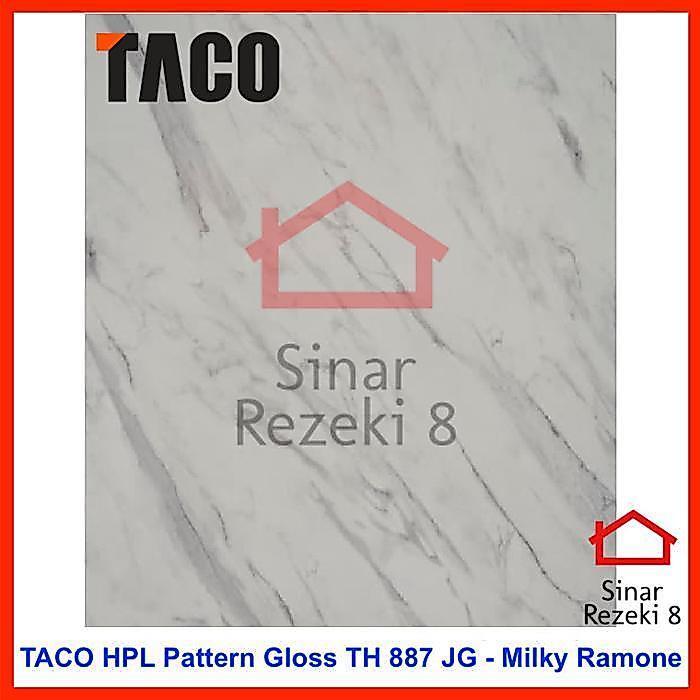 HPL TACO TH 887 JU / Milky Ramone / Pattern Gloss / Marmer Batu Kilap