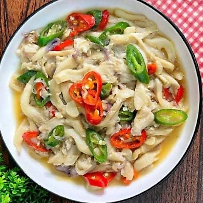 catering harian tumis jamur tiram cabe gendot/bandung/enak/sunda