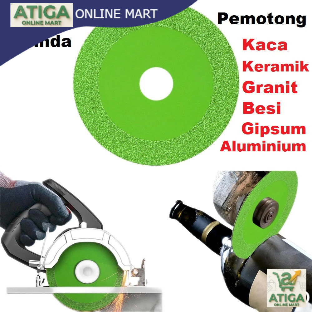 (ATG) (ATS) Mata Gerinda Diamond gerinda kaca keramik serbaguna gerinda disc diamond