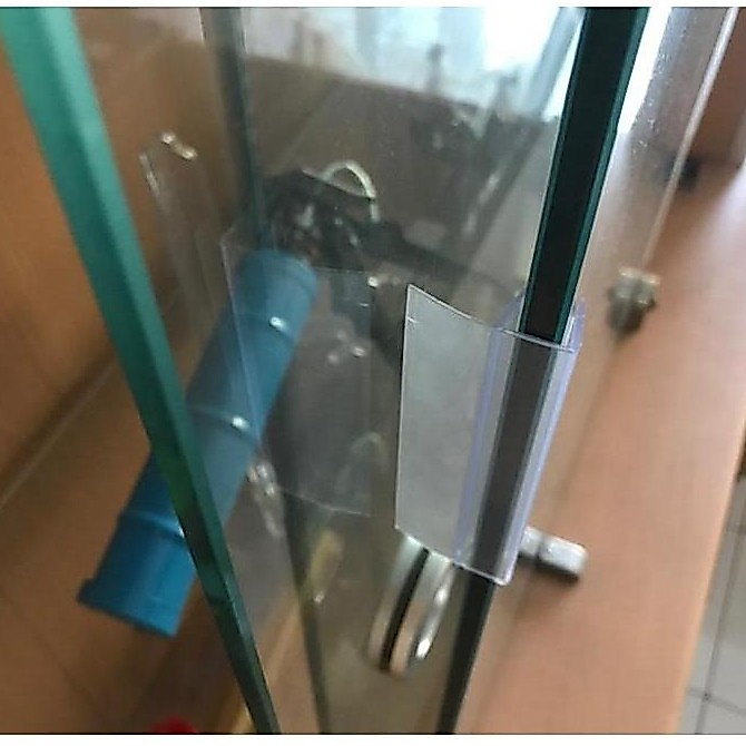 Clip Seal Pintu Kaca / Polycarbonate / Glass Clip Seal Model F