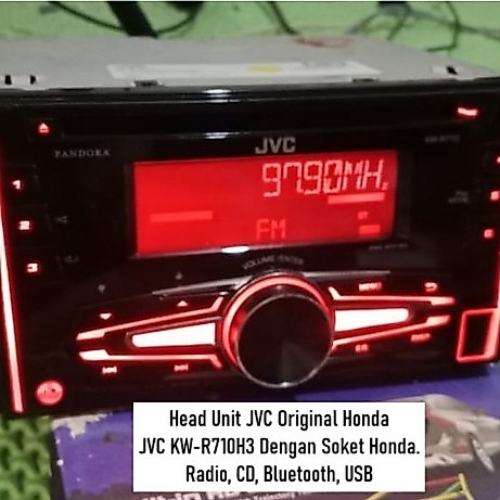 Head Unit Original Honda | JVC KW-R710H3 Dengan Soket Honda | Sudah Bluetooth