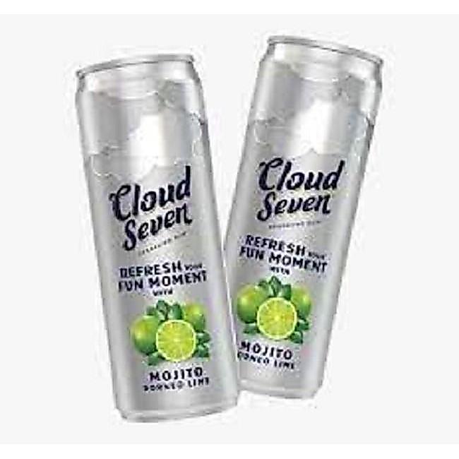 CLOUD SEVEN SPARKLING RUM 350ML (minuman bersoda) SURABAYA