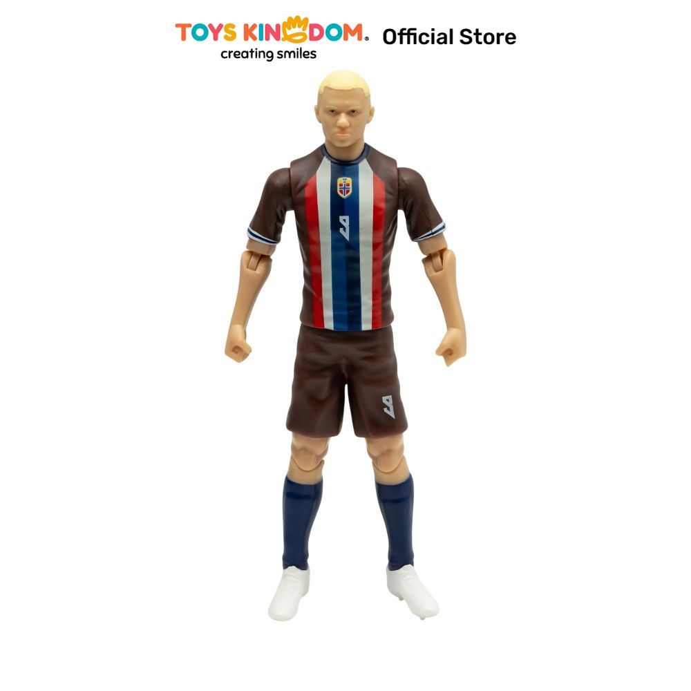 Toys Kingdom Top Gear Banbo Action Figure Sockers Erling Haaland Norway National 20 cm - Cokelat Fig