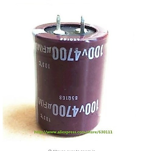 5PCS 100V 4700uf Electrolytic Capacitor Radial 4700UF 100V 35x50mm