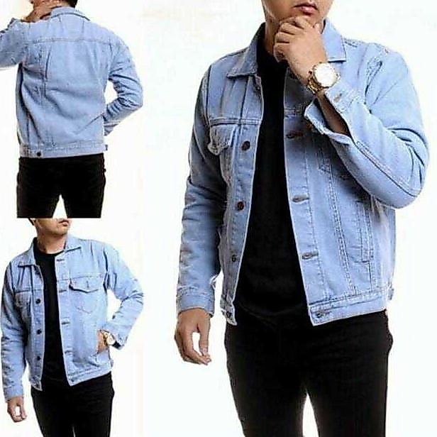 KUALITAS SUPER LOGO GM - JAKET JEANS PRIA - JAKET DENIM PRIA - JAKET JEANS - JAKET PRIA - JAKET JEAN