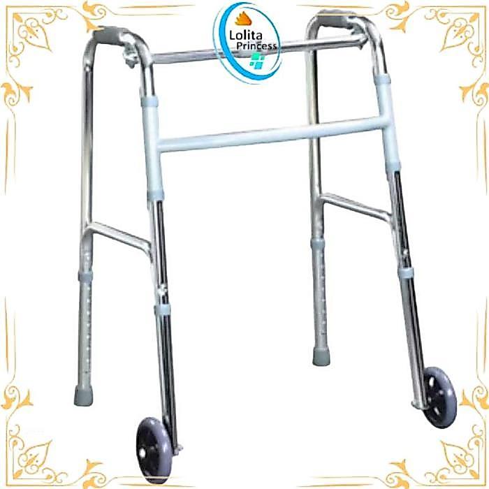 Walker Alat Tongkat Bantu Jalan Dewasa – Desain Ergonomis, Ringan dan Aman untuk Lansia - WALKER ROD