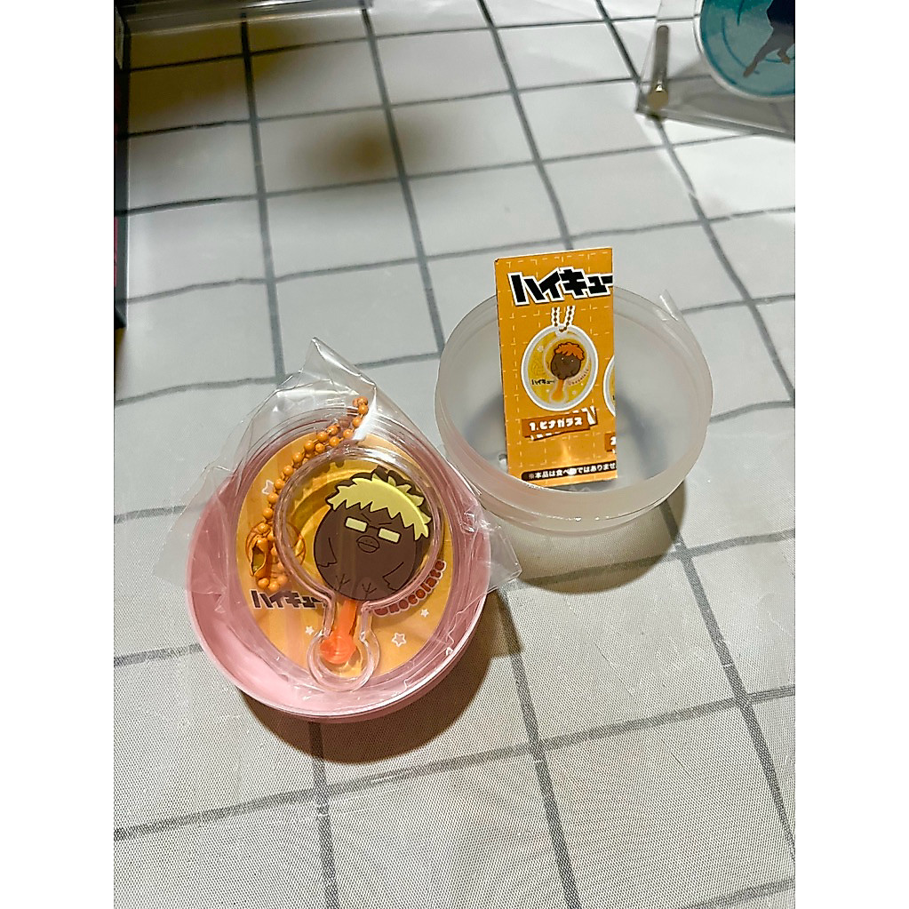 Haikyu Chocolate One Keychain Gachapon Tsukishima Kei Haikyuu HQ Tsukishima