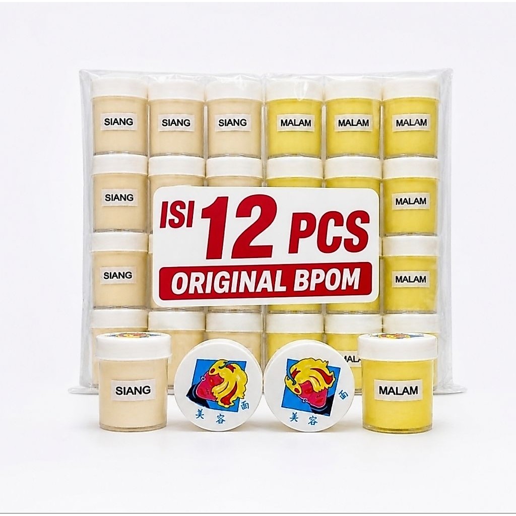 Cream JRG Mini Original 12 PCS BPOM | Paket Hemat Siang Malam Glowing