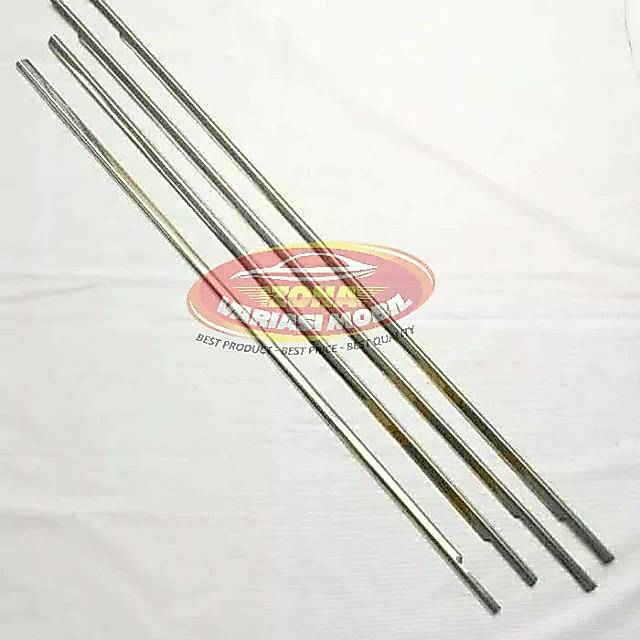 List Kaca Samping Mobil Kijang New Kapsul Lgx 1997 sd 2004 Besi Stainless Chrome