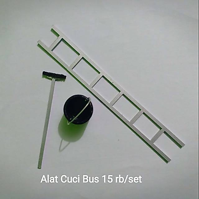 Peralatan Cuci Bus Miniatur Skala 20