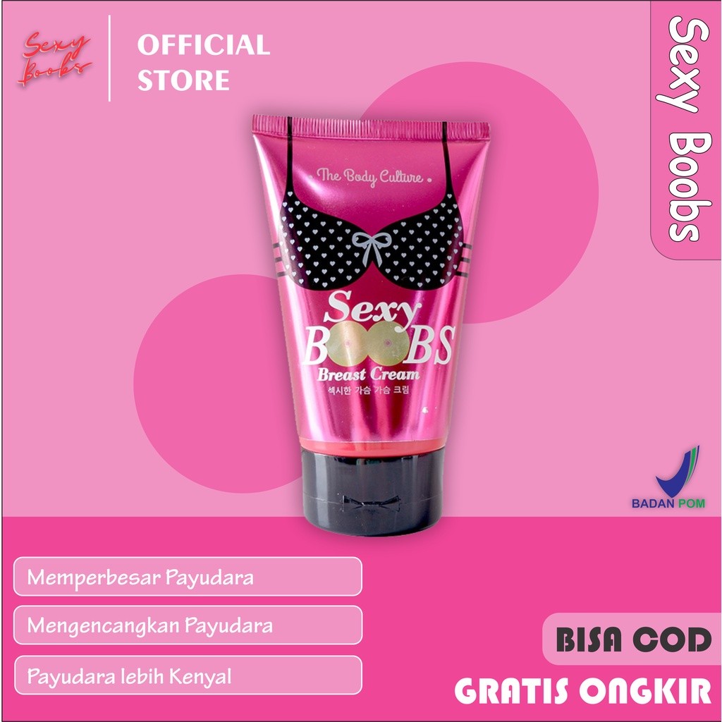 Sexy Boobs The Body Culture Breast Cream Pembesar dan Pengencang Payudara, Bokong, Pencerah Puting O