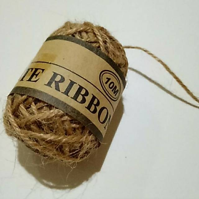 TALI RAMI / TALI GONI / TALI JUTE  coklat 10 m