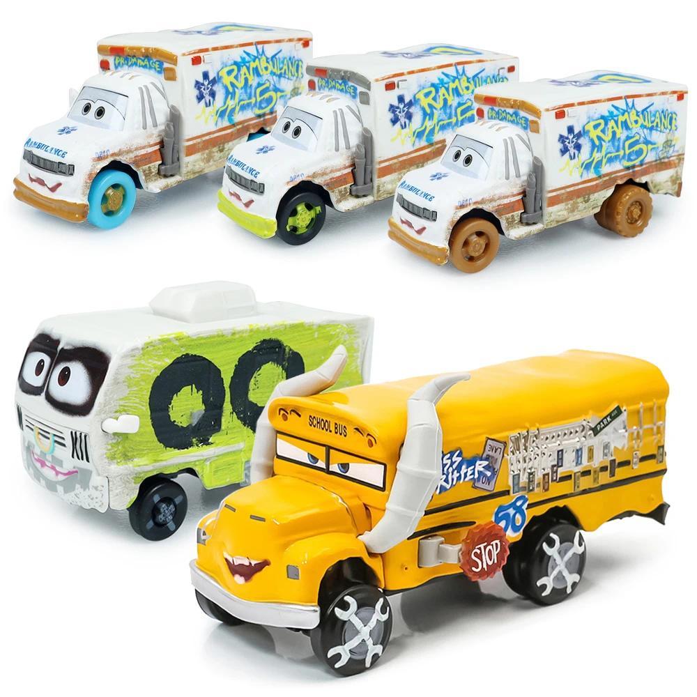 sney Pixar Cars 3 Dr. Damage Arvy Motorhome Miss Fritter The Thunder Hollow Speedway Racer Alloy eca