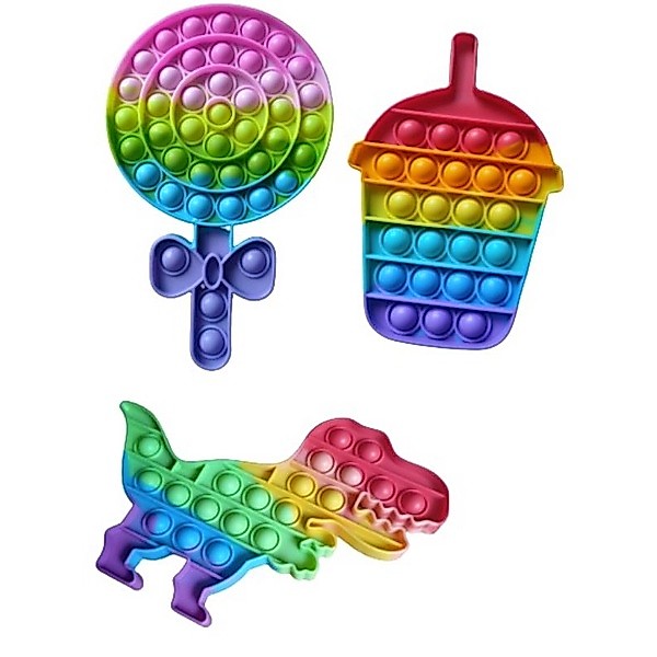 POP IT MURAH RAINBOW,,Pop It viral,, Push Bubble Pop it fidget