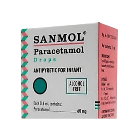 Sanmol Drops 15ml / Pereda Demam Untuk Bayi